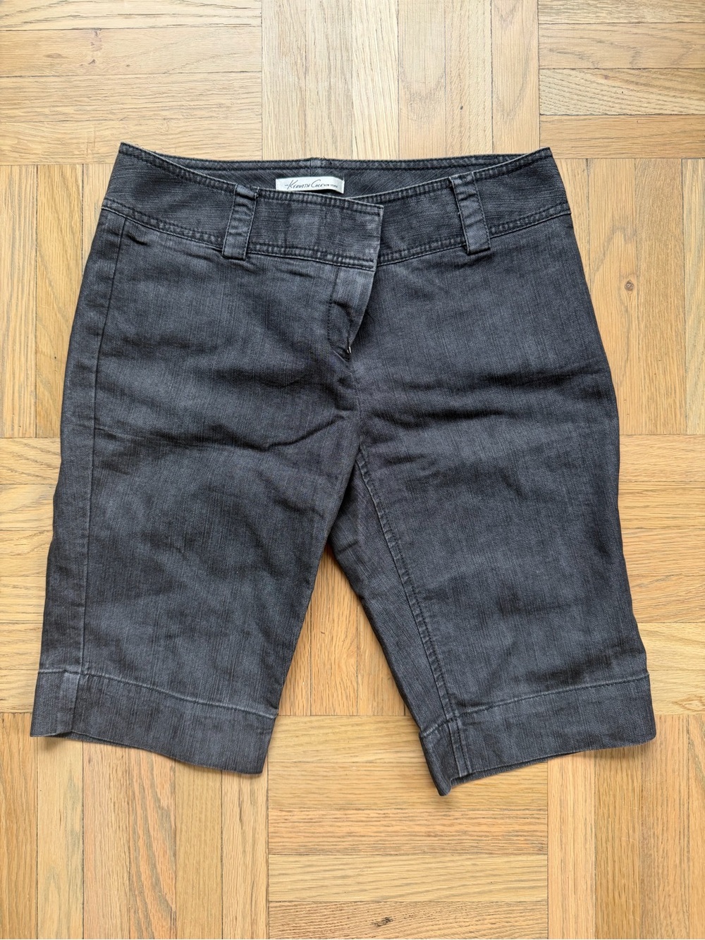 Kenneth Cole charcoal black Bermuda shorts